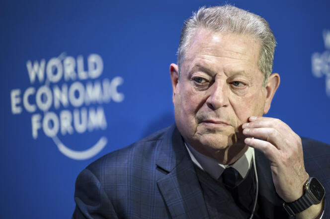 Al Gore, former vice president of the United States, at the World Economic Forum in Davos, Switzerland, on Tuesday, January 17, 2023.