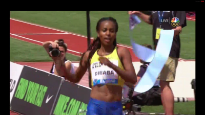 Dibaba won by 
