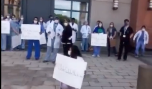 Watch: Pro-Abortion Protestors Stop In Their Tracks When Man Silences Them With One Sentence