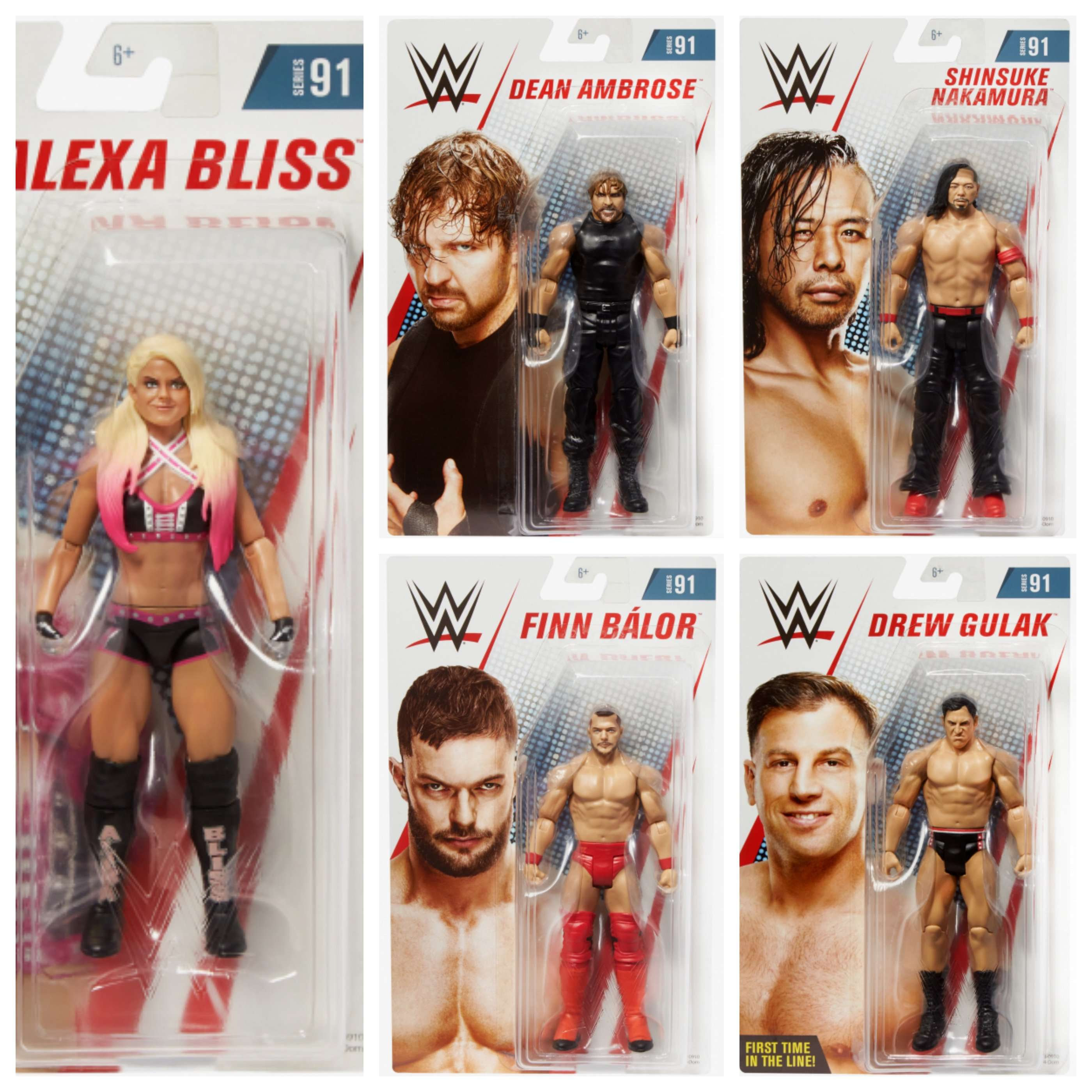Image of WWE Basic Series 91 - Set of 5