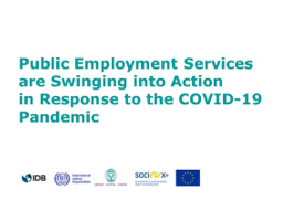 Joint survey on public employment services to assess the impact of COVID-19