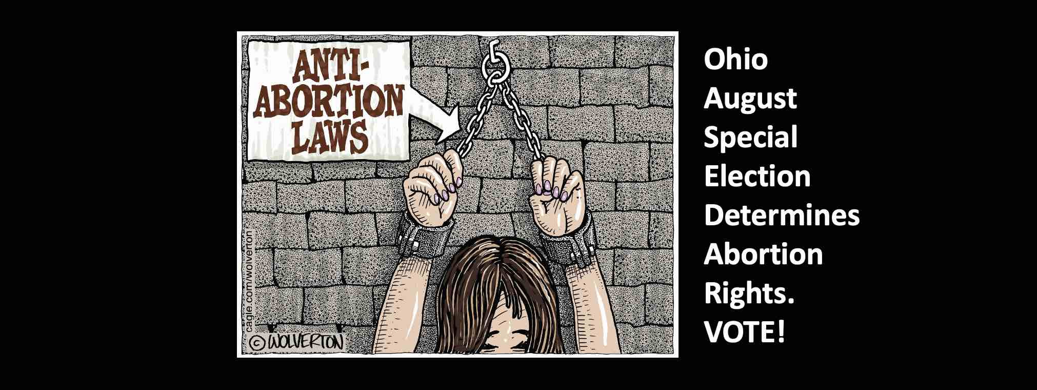 Ohio August Special Election Determines Abortion Rights. VOTE!