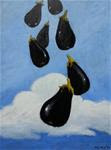 Flying Eggplant II - Posted on Tuesday, March 31, 2015 by Marie Lynch