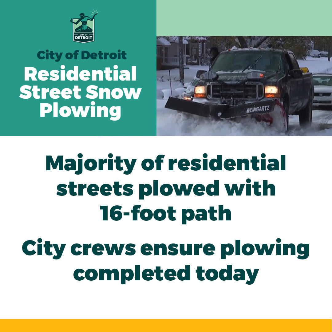 Residential Snow Plowing Almost Completed 2.17.21