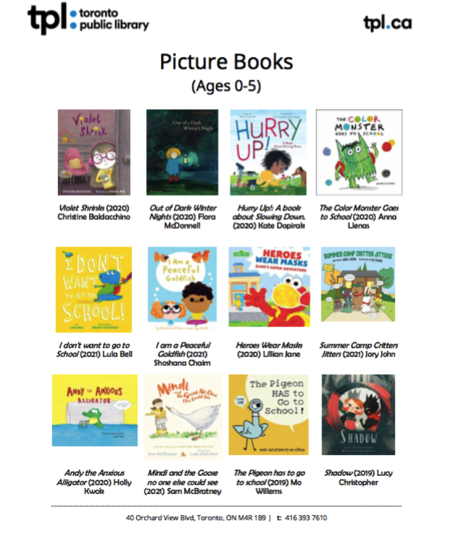 Allenby Summer Booklist Allenby Summer Booklist