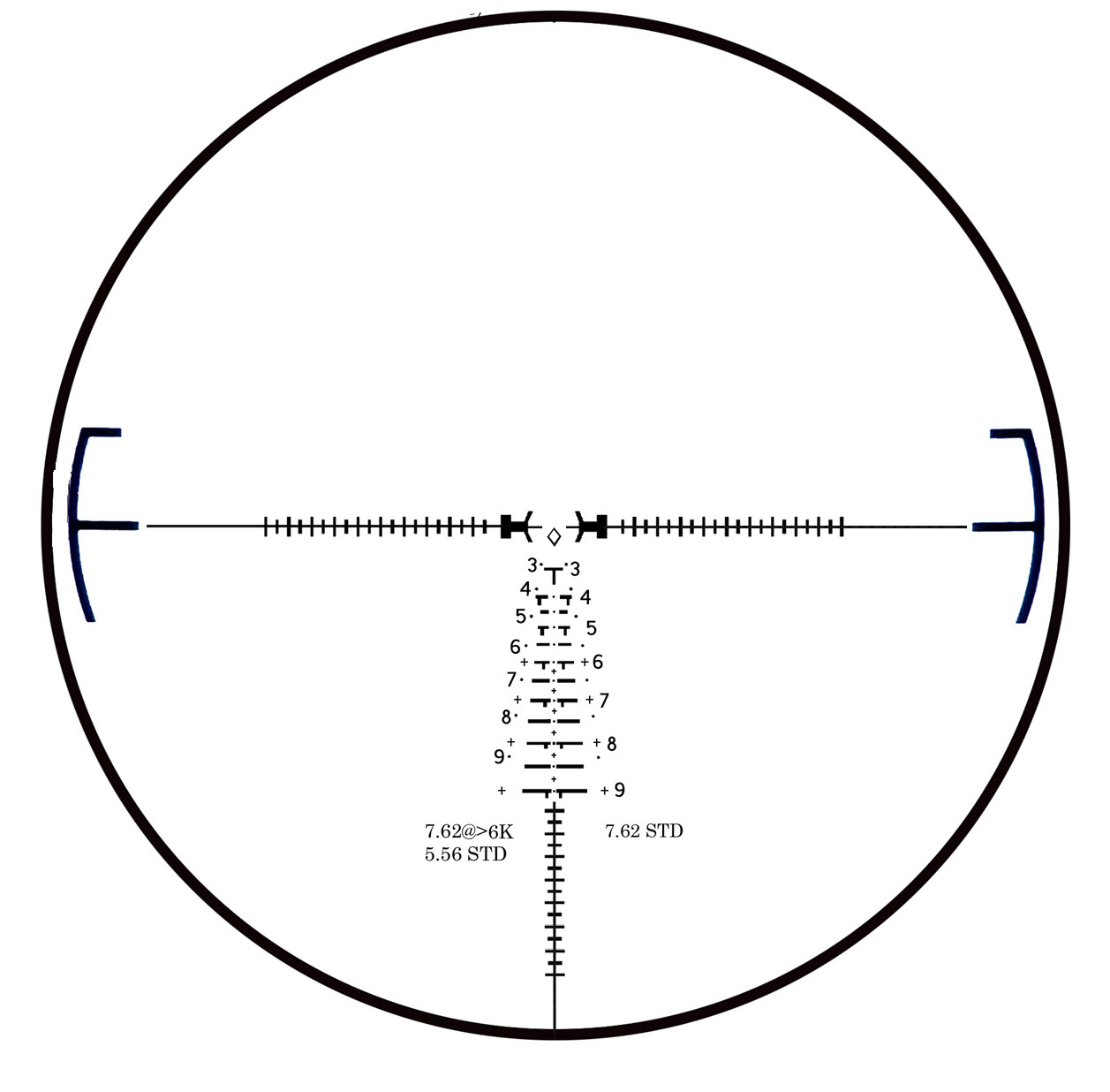 PFI Optics First Focal Plane Reticle