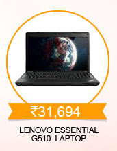 Lenovo Essential G510 (59-398431) Laptop (4th Gen Intel ci3/ 2GB/ 500GB/ DOS)