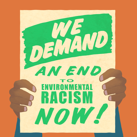 We demand an end to environmental racism now