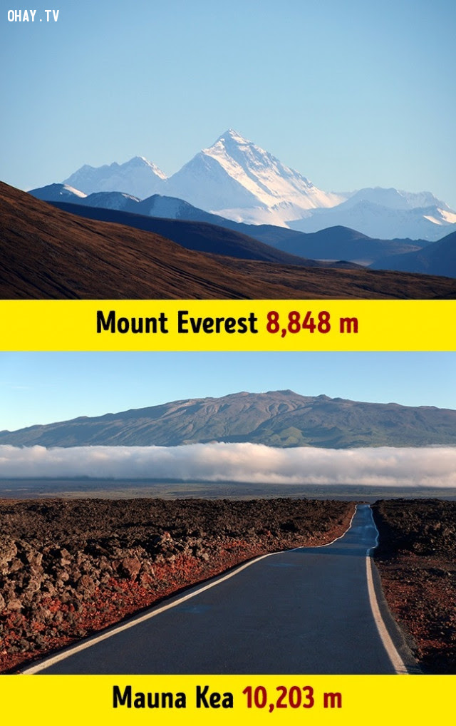 Núi Everest không hẳn là ngọn núi cao nhất thế giới,trái đất,những điều thú vị trong cuộc sống