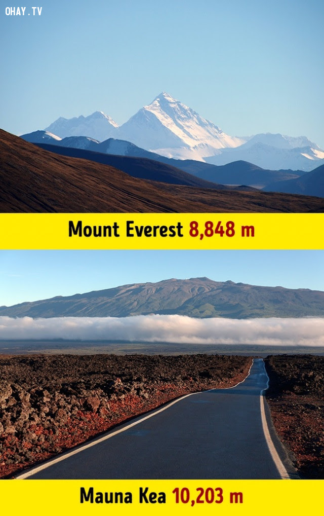 Núi Everest không hẳn là ngọn núi cao nhất thế giới,trái đất,những điều thú vị trong cuộc sống