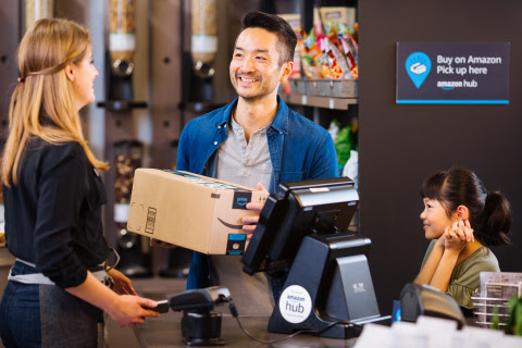 Amazon Hub Counter (Photo: Business Wire)