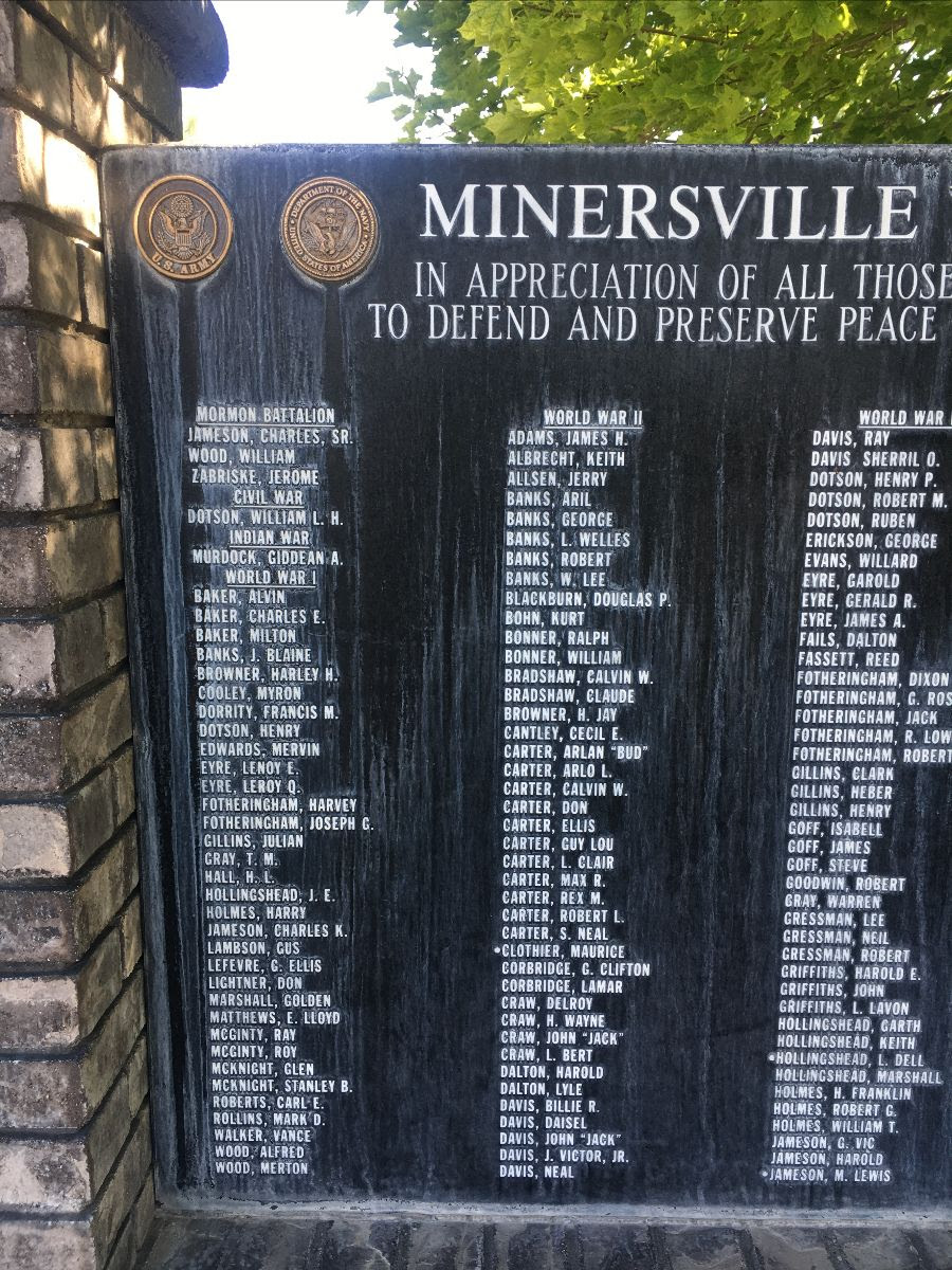 Minersville War Memorial