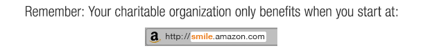 Support your Charity by Shopping at AmazonSmile