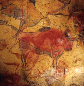 Bisons in Altiira cave