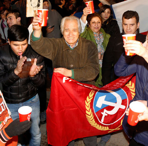 Celebración por la muerte de Contreras 