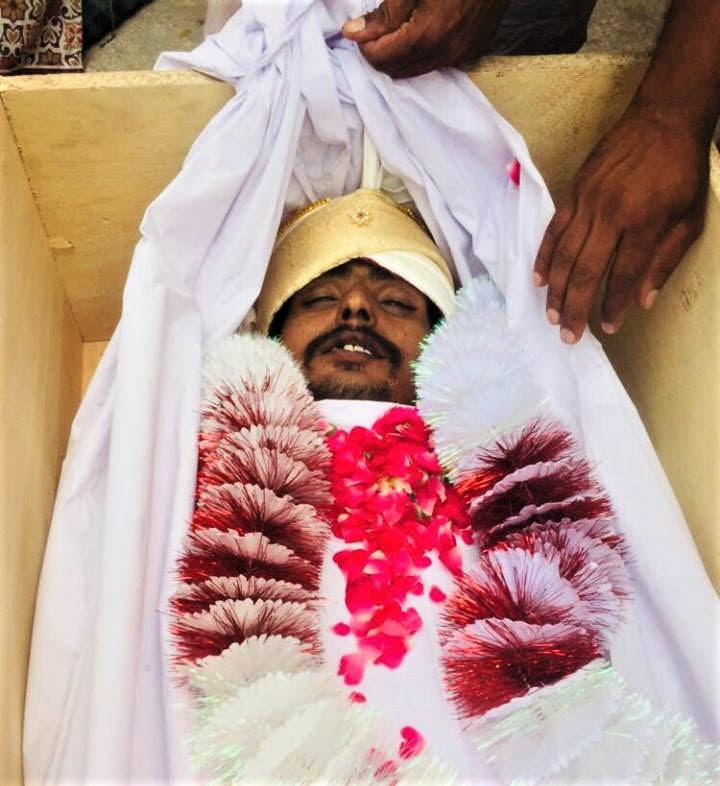  Body of Waqas Masih. (Morning Star News)