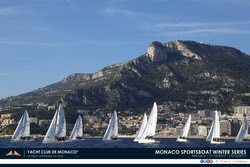J/70s sailing off Monte Carlo, Monaco