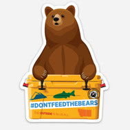 bear aware sticker