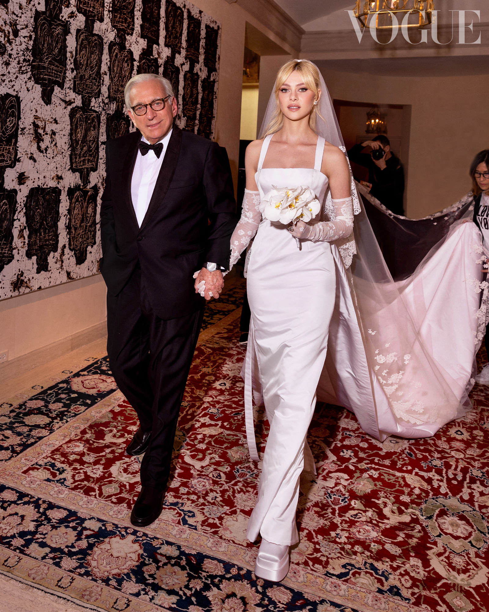 Vestido de novia de Valentino de Nicola Peltz.