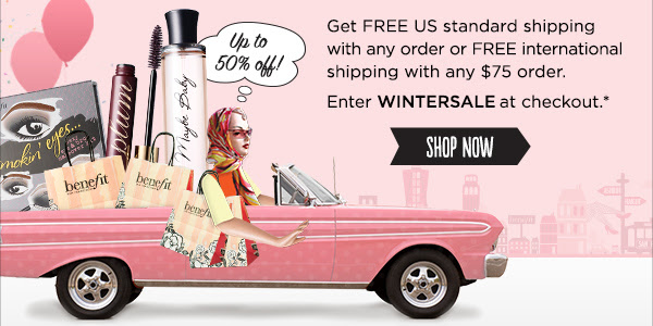 Get Up to 50% OFF Selected Favorite Products + Free International Shipping On Orders Over $75 at BenefitCosmetics.com