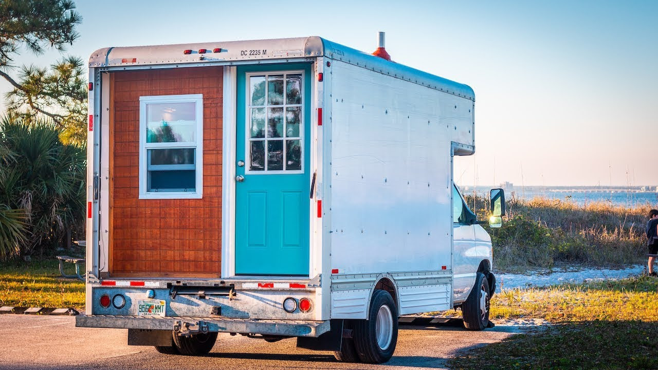 Image result for box truck tiny house