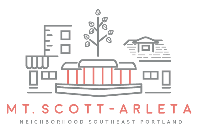 Image of the Mt. Scott-Arleta Neighborhood Association logo.