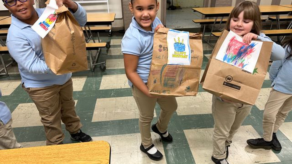  Cranston elementary students create birthday bags for less fortunate