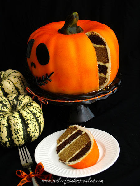 Halloween Pumpkin Cake