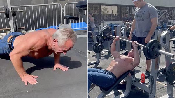 RFK Jr. Posts Push-Up Video After Viral Bench Press: 'Getting in Shape for Debates with Biden'