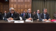 Harish Salve and the Indian delegation at ICJ