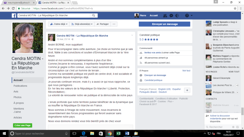 Cendra motin centre droit facebook Cendra motin centre droit facebook