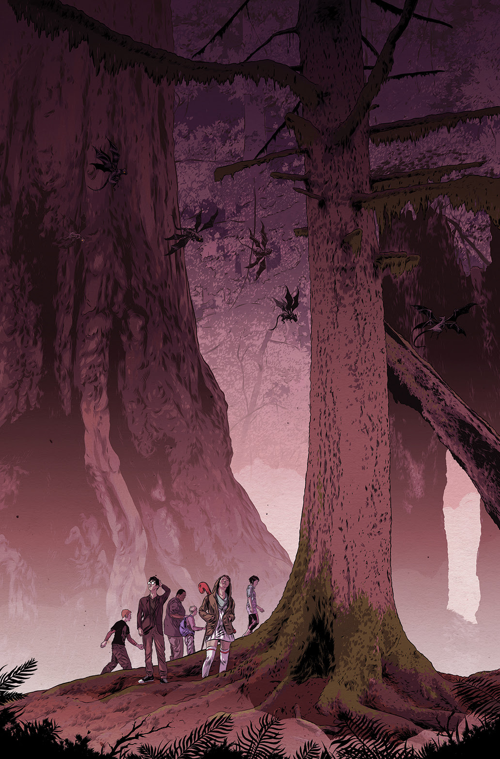 THE WOODS #1 Cover B by Matthew Woodson
