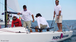 J/70 Reach Around sailing Chicago Verve Cup