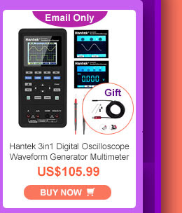 Hantek 3in1 Digital Oscilloscope+Waveform Generator+Multimeter