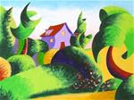Mark Webster - Abstract Geometric Landscape Oil Painting - Virtual Paintout Gdansk - Posted on Monday, March 16, 2015 by Mark Webster