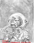 Space Lady - Posted on Friday, February 13, 2015 by Robert Crosswhite