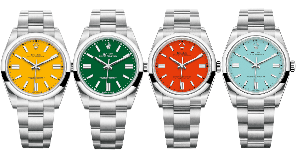 Rolex Oyster Perpetual Lacquered "Stella" Dials