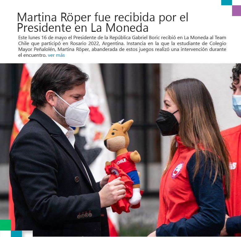 Martina Röper fue recibida por el Presidente en La Moneda