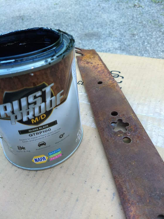 Rust Proof Paint Can - Mower Blade