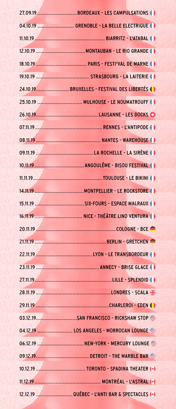 Dates de tournées