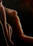 Into The Light  Nude Oil Painting by k Madison Moore - Posted on Thursday, March 19, 2015 by K. Madison Moore