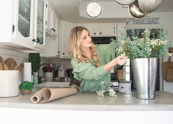 Farmhouse Flower Centerpiece