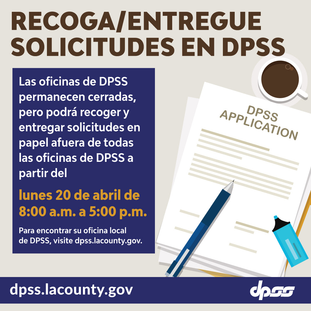 DPSS Applications Available on April 20