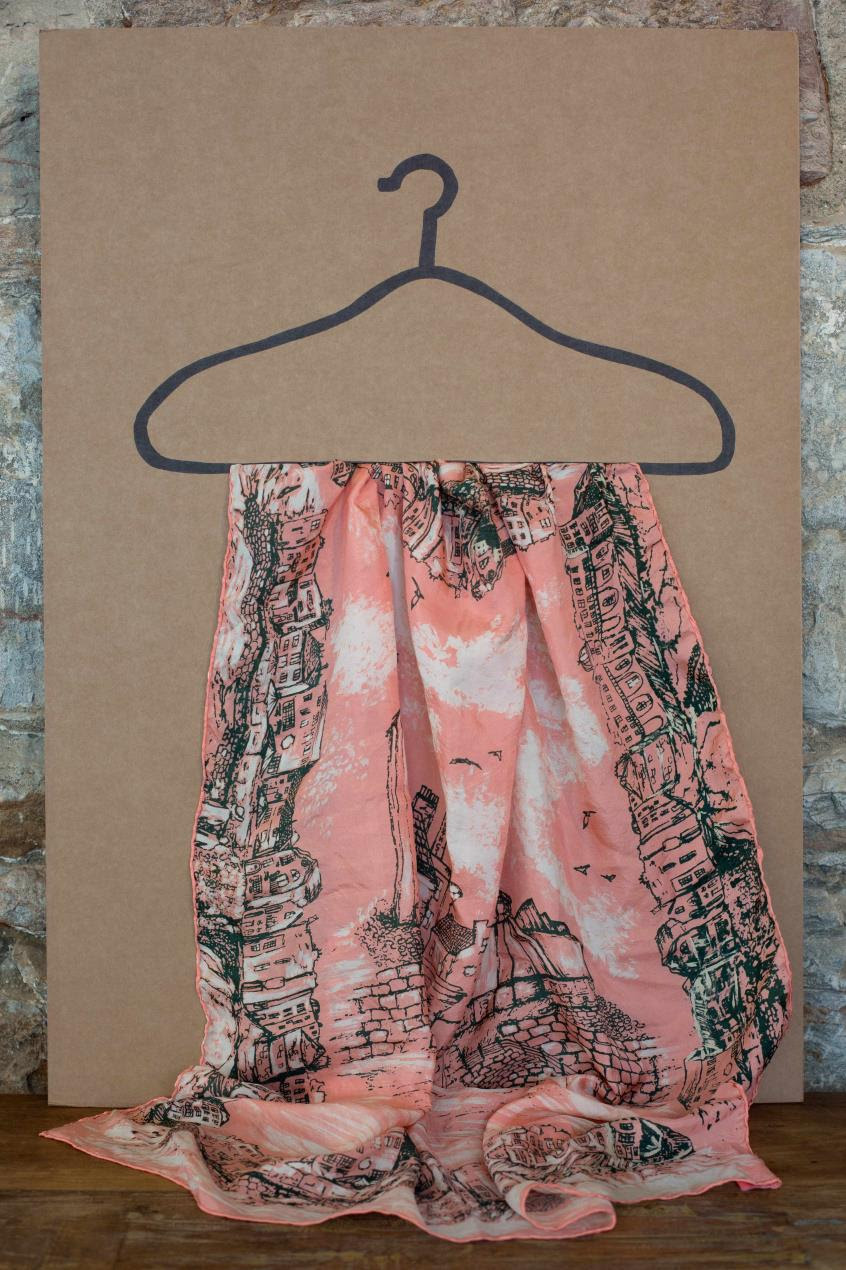 Eleanor O'Rourke - Made in Plymouth silk scarf
