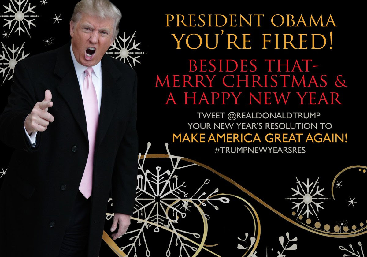 Trump Christmas Card 