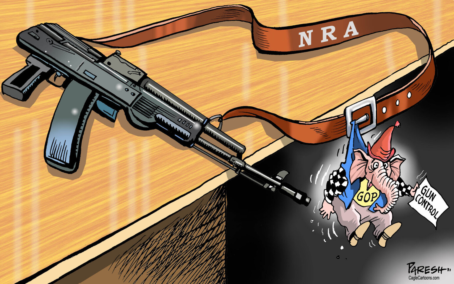 Republicans block gun safety measures for donations from NRA and gun lobby.
