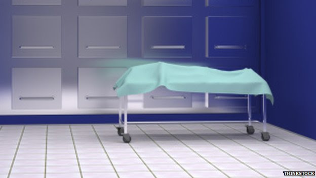Body in morgue (stock image)