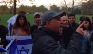 London: Muslims screaming genocidal chant about murdering Jews shout down Jewish speakers at Kristallnacht vigil