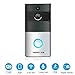 WiFi Enabled Video Doorbell Wireless with Wide-Angel Lens and Two-Way Talk, PIR Motion Detection, Day and Night Mode Automatic Swithching by Homscam