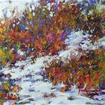 Winter Scrub. 30 paintings in 30 days. Day 7. - Posted on Thursday, January 8, 2015 by Ken Devine